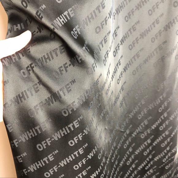 Off-White Logo Short Love Dress in Black Small 40 - Picture 4 of 9
